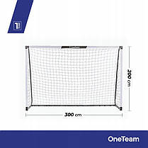 Футбольні ворота OneTeam One OT-SG3020 300 х 200 х 90 см, фото 4