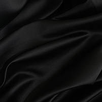 Матова Тканина атлас blackout Чорний, висота 3м (M30-44), фото 3