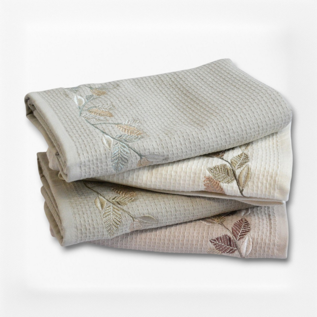 Набір рушників з вишивкою Pupilla 50 х 90 см Milan Leaf, фото 1