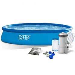 Басейн надувний Intex 28158 круглий 9792 літра 457 х 84 см