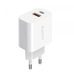 Зарядка USB Havit HV-UCP007 USB+USB-C, фото 1