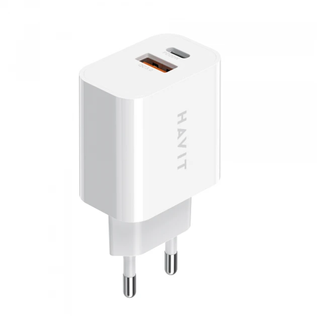 Зарядка USB Havit HV-UCP007 USB+USB-C