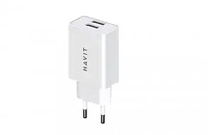 Зарядка USB Havit UC003B 3A White 2usb, фото 5