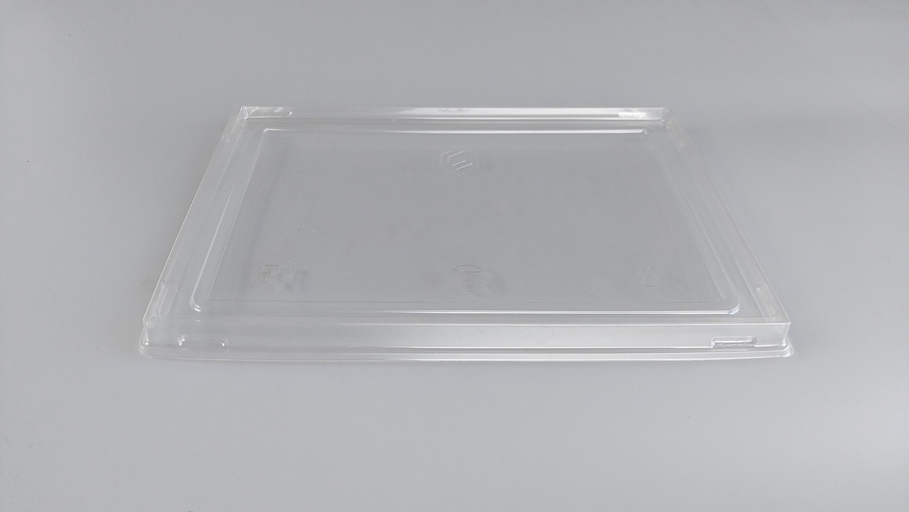 Кришка прямокутна PET для "KRAFT" 900 мл 180*120*50 (50 шт), фото 1