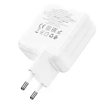 Зарядка USB HOCO C115A 65W White, фото 3