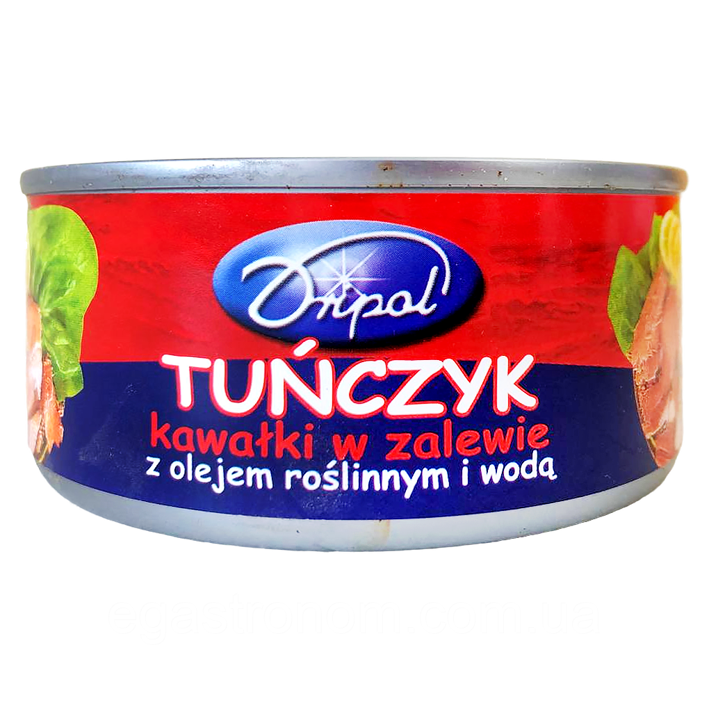 Тунець шматочками в олії Дріпол Dripоl ж/б 120/170g 48шт/ящ (Код: 00-00017479)