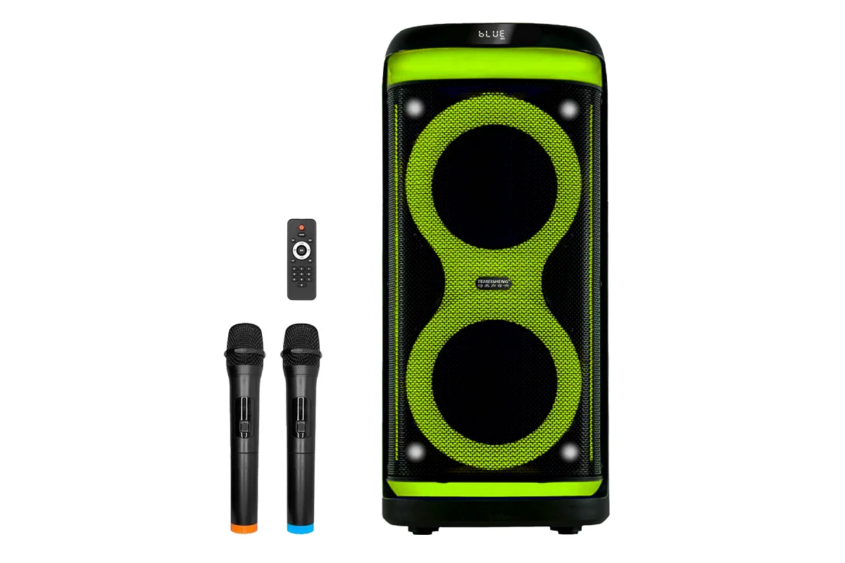 Автономна акустична система TMG 6838A (BT+2MIC+USB+SD+FM)
