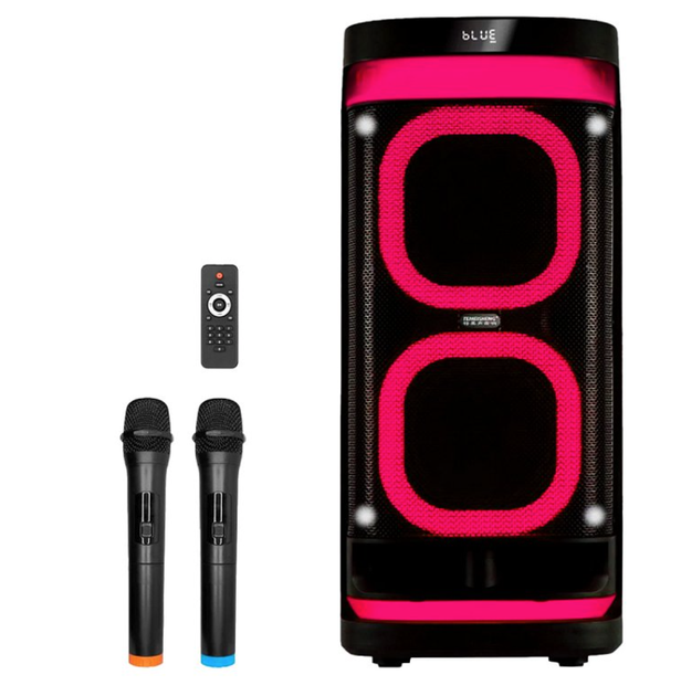 Автономна акустична система TMG 6838D (BT+2MIC+USB+SD+FM)