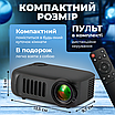 Проектор портативний LED-проектор домашній кінотеатр відео масштабування з HDMI USB для смартфона, фото 6