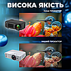 Проектор портативний LED-проектор домашній кінотеатр відео масштабування з HDMI USB для смартфона, фото 7