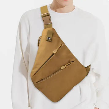 Сумка-слінг тактична через плече Койот KT6010005 peremogaua