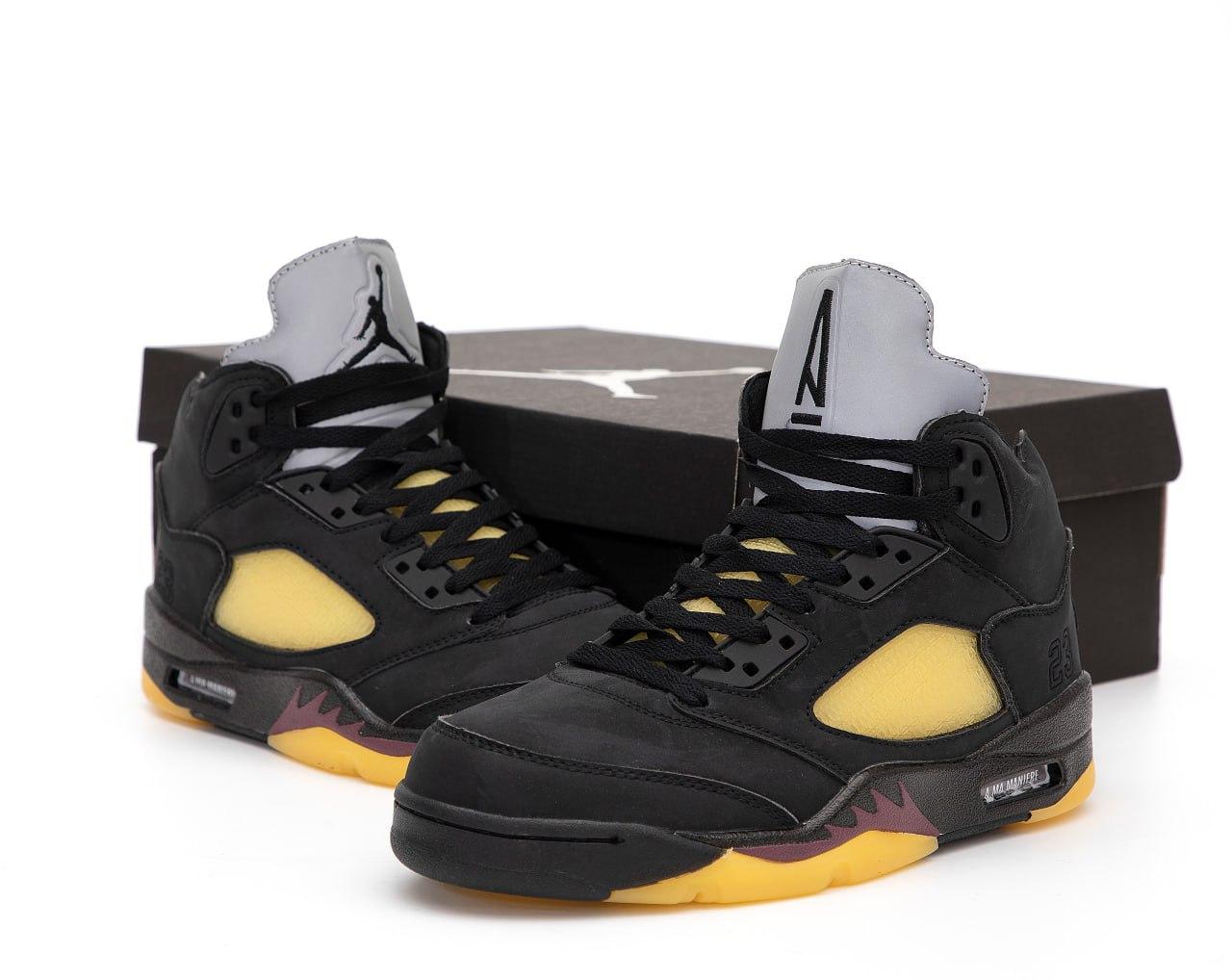 Чоловічі чорні кросівки Nike Air Jordan 5