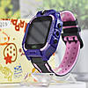 Дитячий розумний смарт-годинник Smart Baby Watch Q19 GPS з камерою, прослуховуванням, сім картою, для дітей, Фіолетовий, фото 8