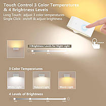 Світлодіодний настінний світильник Coollamp UP&Down, настінний світильник із живленням від батарейок, 3 колірні ре, фото 4