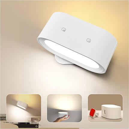 Світлодіодний настінний світильник Coollamp UP&Down, настінний світильник із живленням від батарейок, 3 колірні ре, фото 1