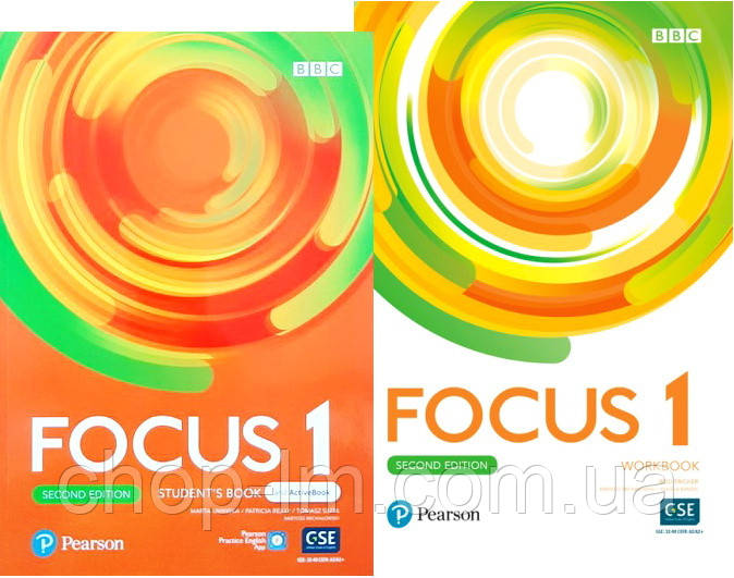 Focus 1 Second Edition student's Book with Active Book + Workbook (Підручник + зошит) Комплект з англійської мови