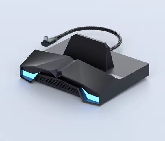 Док-станція 6в 1 Hagibis YC-ASC02 4K/60Hz з RGB 100вт з турборежимом 30 вт для Asus ROG Ally Extreme X Чорний