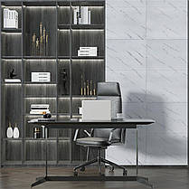 Самоклеюча 3D панель 700х700х4мм Біла мармурова плитка (364) SW-00001142, фото 5