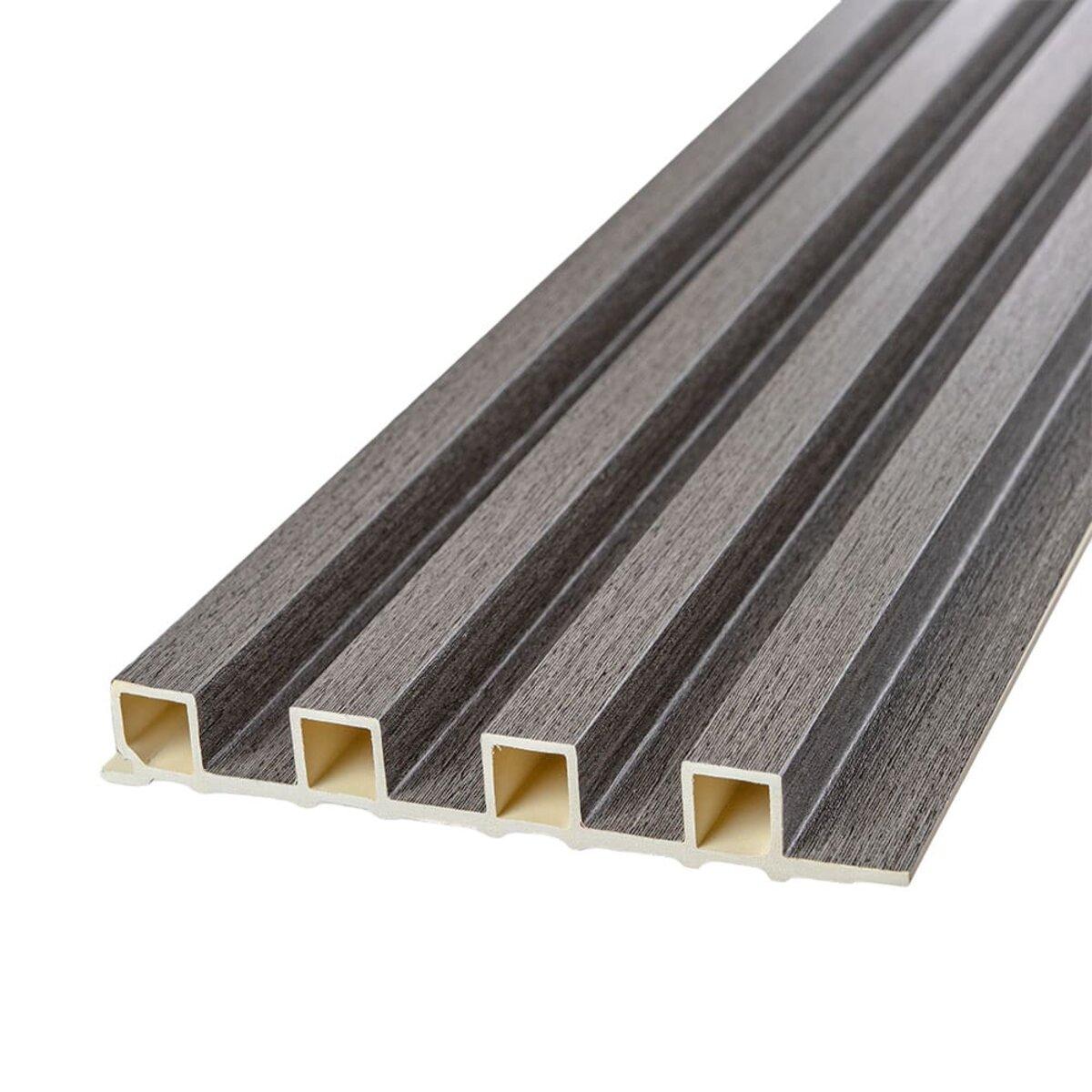 Рейка декоративна WPC стінова 3000х160х23мм Олов'яний SW-00001530