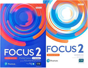 Focus 2 Second Edition Student's Book with eBook + Workbook (Підручник + зошит) Комплект з англійської мови