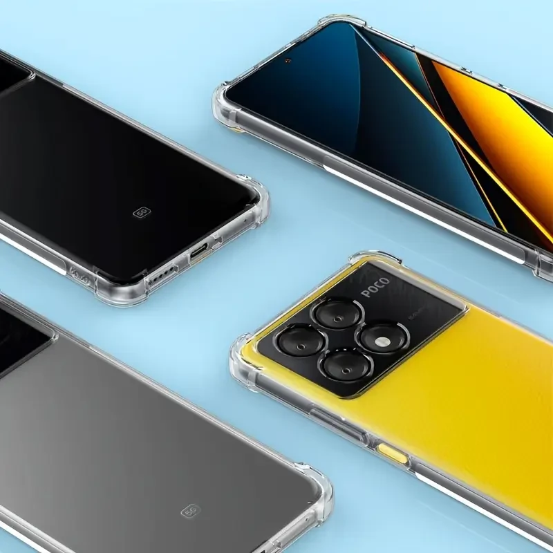Протиударний прозорий чохол для Xiaomi Poco X6 Pro 5G