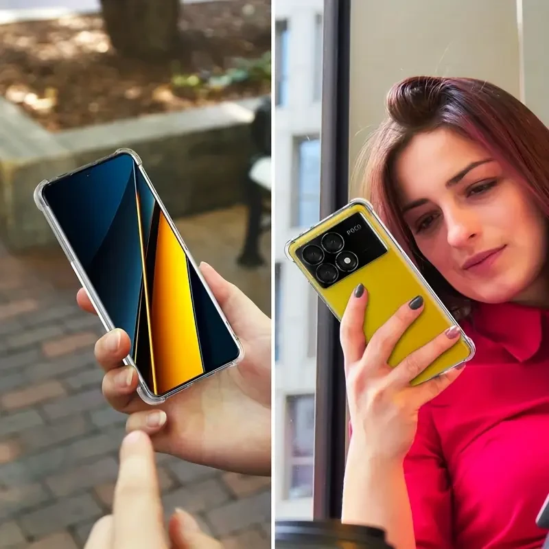 Протиударний прозорий чохол для Xiaomi Poco X6 Pro 5G