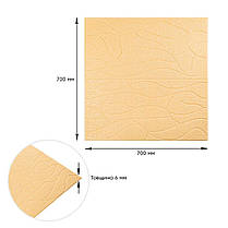 Панель 3D Beige 700*700*6mm (D) SW-00001949, фото 4