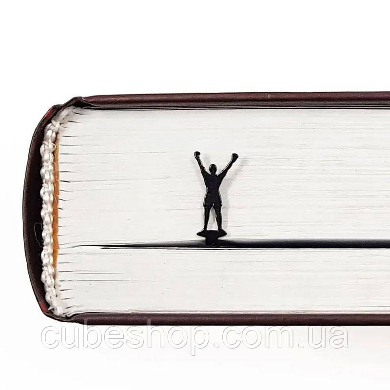 Оригінальна закладка для книг «Переможець» (металева)