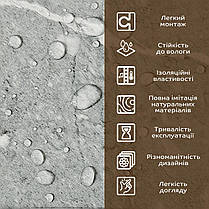 Декоративна ПВХ плита металік мармур 600*600*3mm (S) SW-00001630, фото 5
