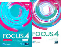 Focus 4 Second Edition student's Book with eBook + Workbook (Учебник + тетрадь) Комплект по английскому