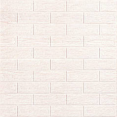 Панель стінова цегла слонова кістка зі смужками 700х770х5мм (D) SW-00002264