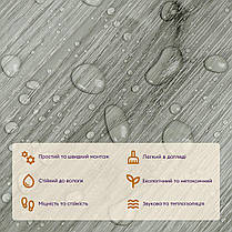 Самоклеюча вінілова плитка 152.4х914.4х1.5мм Сіре дерево, ціна за 1 шт. (СВП-001) Матова SW-00000283, фото 4