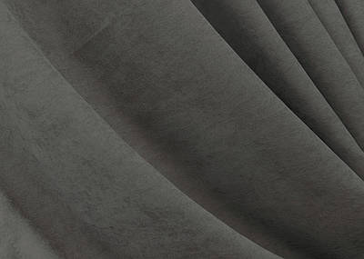 Шторна тканина мікровелюр Petek YL. Колір темно-сірий. Код 1703ш