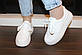 Кросівки жіночі білого кольору натуральна шкіра Т1901, фото 6