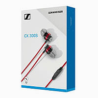 Навушники Sennheiser CX300S 3,5 мм стерео гарнітура  Червоний