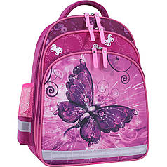 Рюкзак шкільний Bagland Mouse чорний 505 (0051370) Малиновий 888