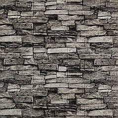 Самоклеюча 3D панель 700x770x3мм Графітовий (59-3) SW-00001481