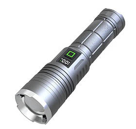 Ліхтар 5000 люменів з функцією павербанку і Type-C USB (KT6008007)