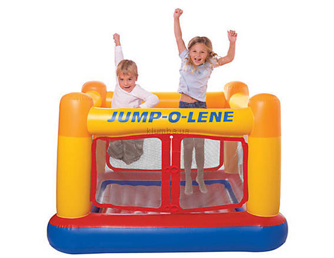 Батут-ігровий центр "Домик" Jump-O-Lene INTEX (48260), Батути для дітей