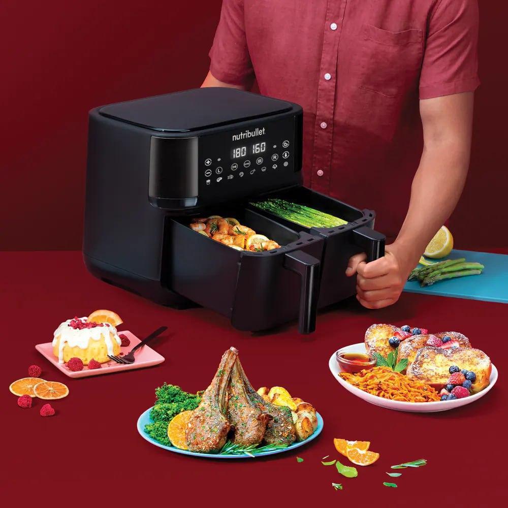 Мультипіч NUTRIBULLET Twin Drawer NBA081B, Мультипечі й Аерофритюрниці