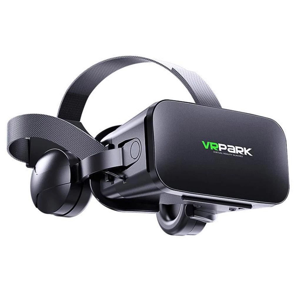 Окуляри віртуальної реальності VR Box Park із стерео гарнітурою + пульт, чорні