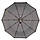 Чоловіча складна парасоля автомат на 10 подвійних карбонових спиць від Frei Regen, сірий, 02716-1, фото 4