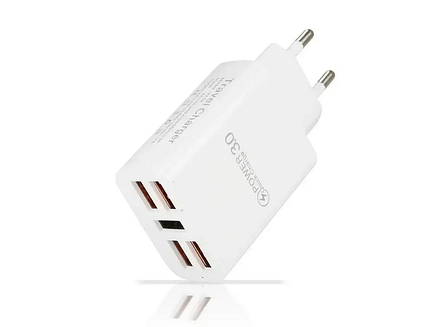 Зарядка USBx5 220В 3,5А з підтримкою QC3.0 Travel Charger 27-2