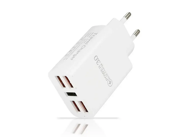 Зарядка USBx5 220В 3,5А з підтримкою QC3.0 Travel Charger 27-2, фото 1