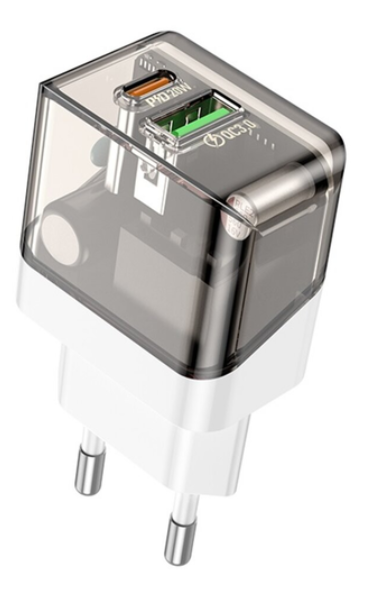 Блок живлення Borofone Scenery BA80A 220В 20Вт QC3.0, фото 1