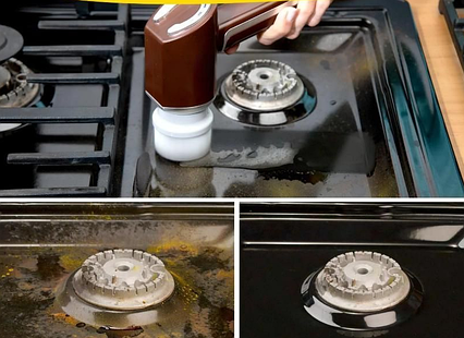 Багатофункціональна щітка 3в1 AND 1-43, електрична, колір коричневий