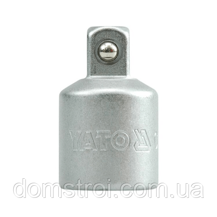 Перехідник ударний для торцевих головок 3/4" х 1/2" 51 мм YATO YT-1259, фото 3