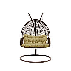 ПОДВІЙНЕ КРІСЛО-КОКОН ХАКІ Бежевий