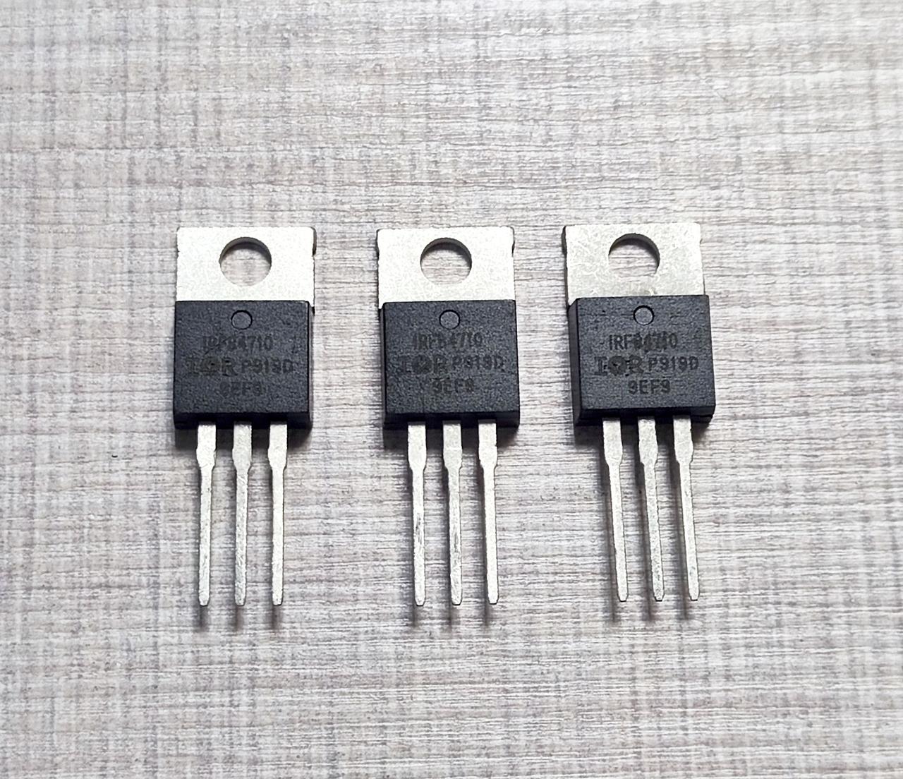 Транзистор IRFB4710 IR MOSFET N-Канал 100В 0,014Ом 75А TO-220-AB