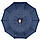 Чоловіча складна парасоля автомат на 10 подвійних карбонових спиць від Frei Regen, синій, 02716-3, фото 4